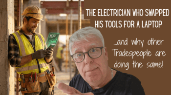The electrician who swapped his tools for a laptop in his 50s